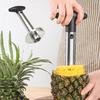 Stainless Steel Pineapple Corer Fruit Slicer with Sharp Blade Pineapple Core Remover 3-in-1 Peeling Slicing Coring Tools