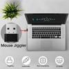 USB Mini Automatic Mouse Jiggler Mover Plug and Play Automatic Move Cursor Shaker with ON/OFF Indicator Light for Laptop Desktop