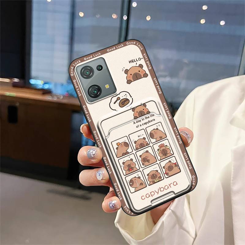 Мягкий чехол Мультяшный чехол для телефона Для Blackview Oscal C30/C30 Pro Модный дизайн Водонепроницаемый Силиконовый защитный Слот для карт ТПУ