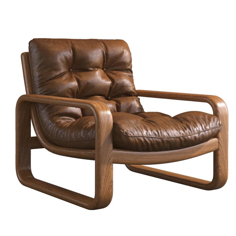 Modern Living Room Chairs Metal Armchair Luxury Comfortable Backrest Chair Portable Relaxing Single Person Chair Home Furniture