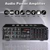 1800W Bluetooth Amplifiers Support 4 Way Microphone Input USB SD FM AUX Digital Audio Stereo Amplificador Speaker Remote Control
