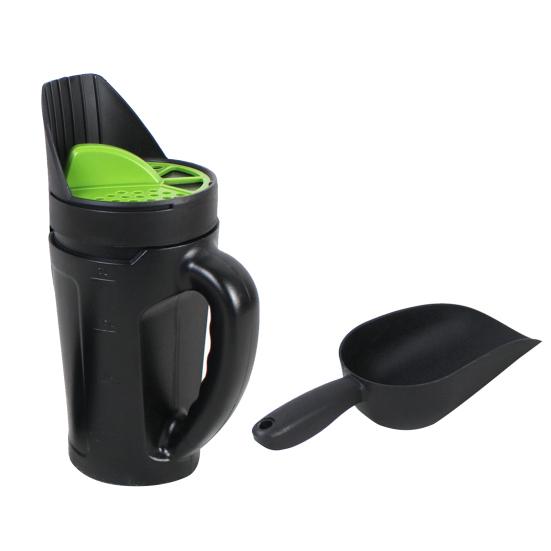 2.5л ручной разбрасыватель семян с регулируемыми размерами отверстий садовый сельскохозяйственный ручной разбрасыватель для семян соли удобрение размораживатель