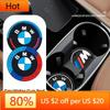 New 2025 For BMW M X3 X5 X6  BMW 2Pcs Car Cup Holder Anti-Slip Coaster Pad Interior Accessories For BMW M G30 G32 G01 G02 G