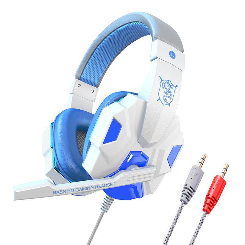 Gaming Headset MV Wired Computer Mobile Phone Headset Luminous Headset
