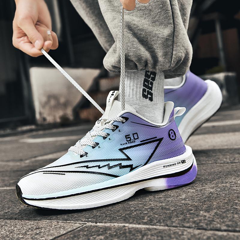 New Running Shoes Fashion Lightweight Sports Footwear Breathable Toe Cushioning Sneakers Marathon High Quality Walking Shoes