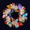 Женские Модные Блестящие Цветы Свадебный Букет Броши