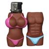 1Pc Igniter Case Creative Sexy Body Shape Silicone Ignition Machine Cover Durable Protection Case AVE