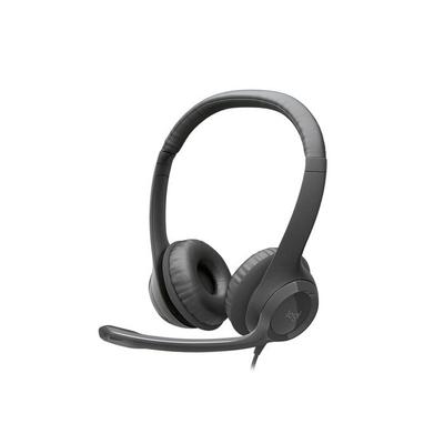 Гарнитура для ПК Logitech H390, проводная, USB-C, с микрофоном с шумоподавлением, стерео, для ноутбука