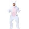 Взрослые Женщины Мужчины Бархатный Кролик Животное Комбинезон с Капюшоном Костюмы для Хэллоуина Косплей Школа Сцена Драма Шоу Выступление Ролевая Игра Наряды