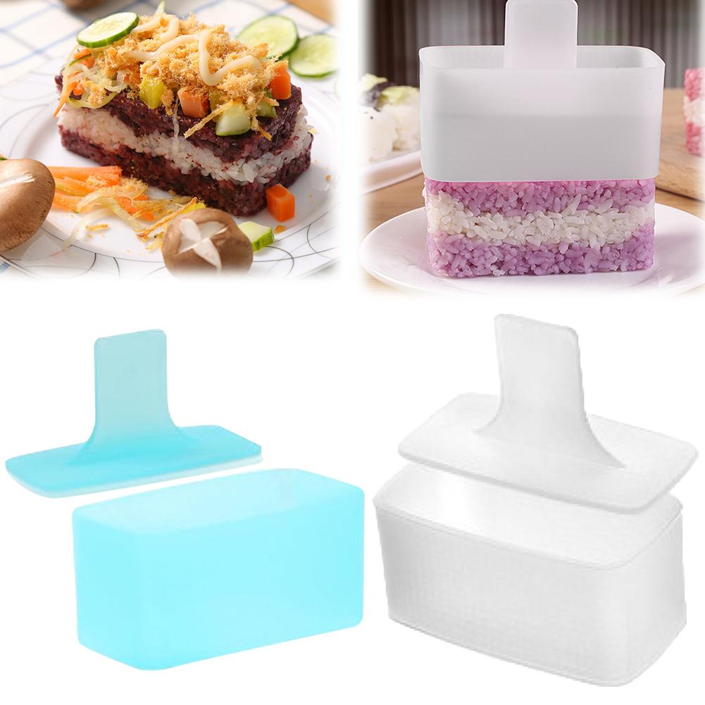 Форма для мусуби и лопатка для риса, форма для прессования риса для мусуби, простая в использовании дома для бенто, суши-закусок, вечеринок и пикников