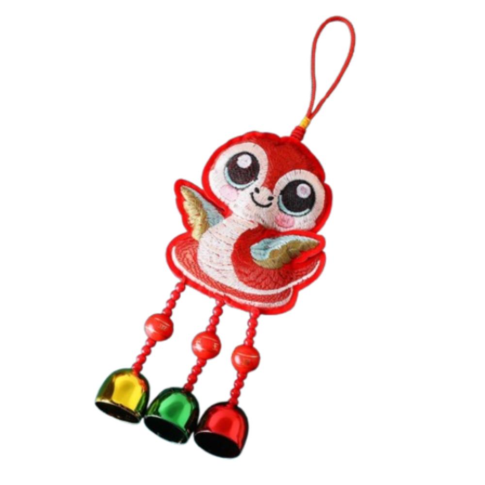 Подвески ручной работы в виде китайских счастливых мешочков. Традиционные новогодние подвески. Новогоднее украшение.