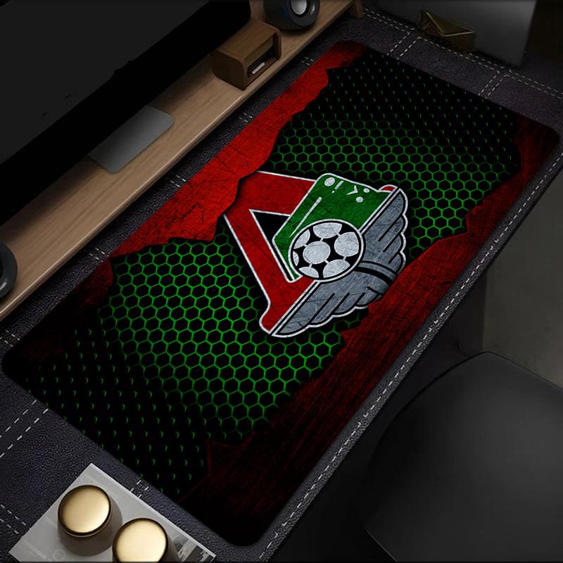 Коврик для мыши Lokomotiv Moscow, резиновая основа, игровой коврик для стола, коврик для мыши для геймеров и офисного использования, игровой стол, легко моющийся коврик