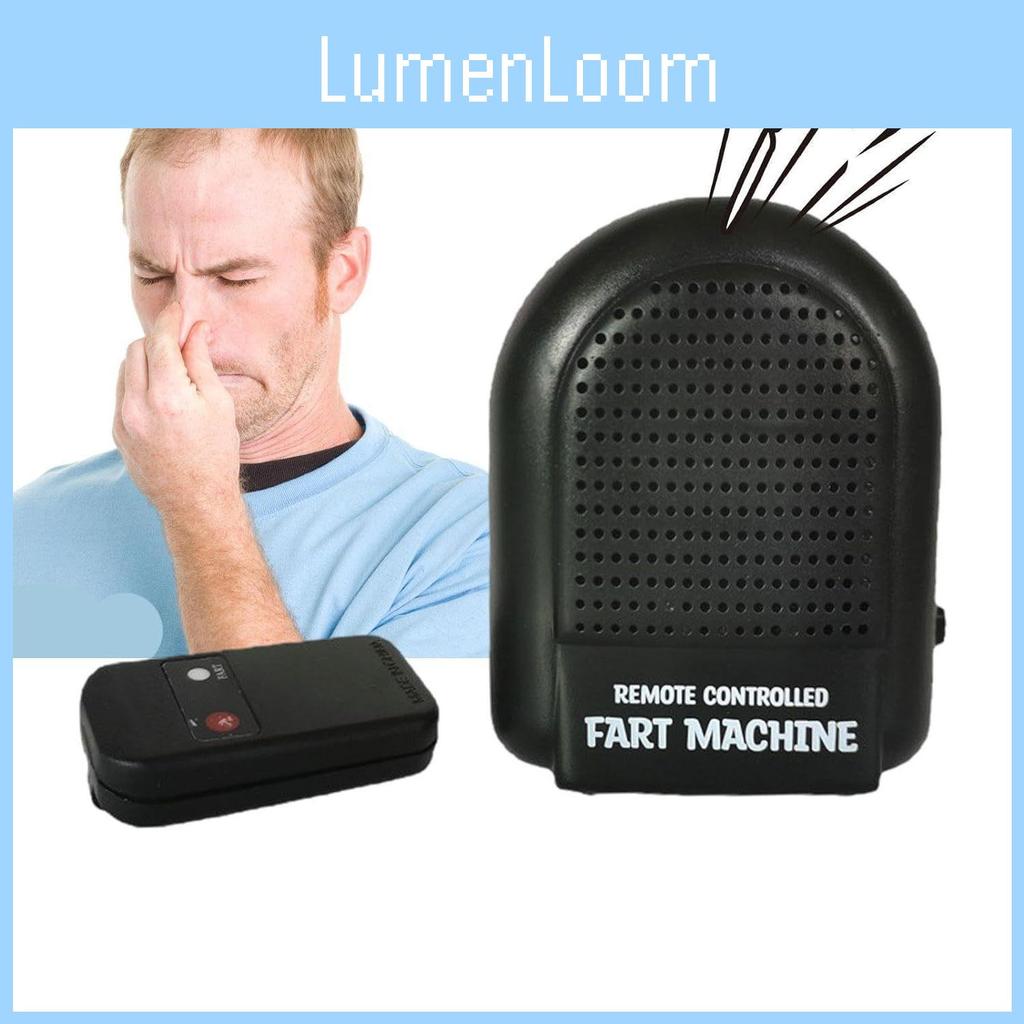 Hilarious Remote Control Fart Machine For Pranks And Gag Gifts In Black Plastic
