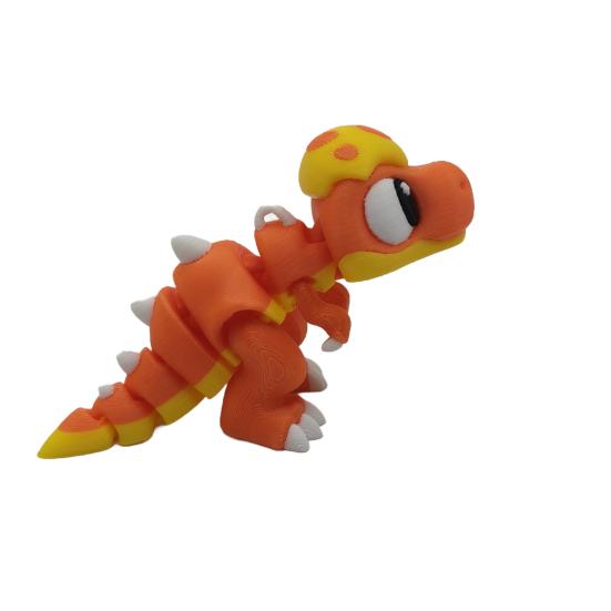 Yousheng 3D Printed Dinosaur Figurine Movable Joints Dino Fidget Toy Articulated Dinosaur Model Home Office Desktop Decoration Ornament