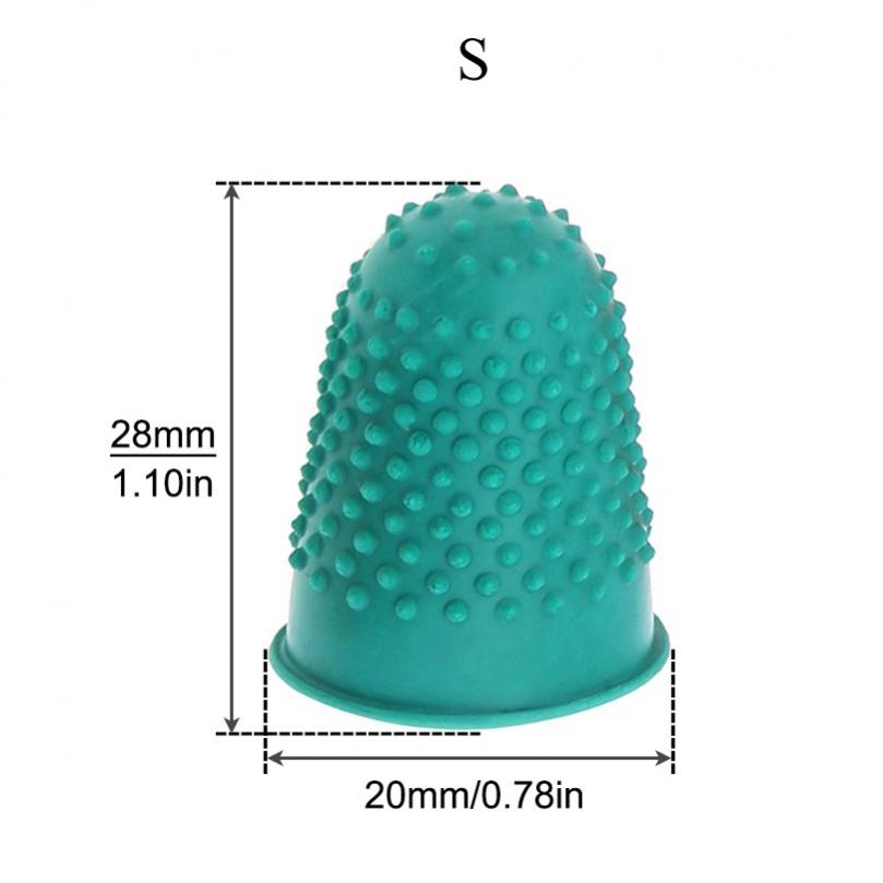 Силиконовые утолщенные универсальные чехлы на кончики пальцев для левой и правой руки для гитары/баса/укулеле с размерами на выбор