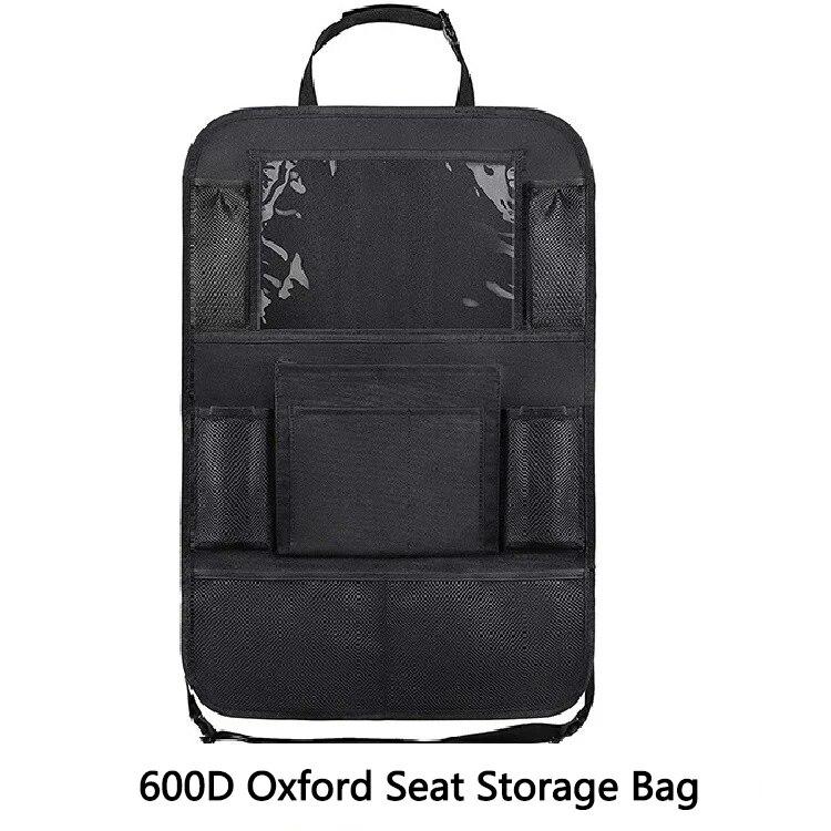 Large Capacity Multifunctional 600D Oxford Cloth Car Storage Bag Car Seat Back Storage Bag Car Seat Storage Bag