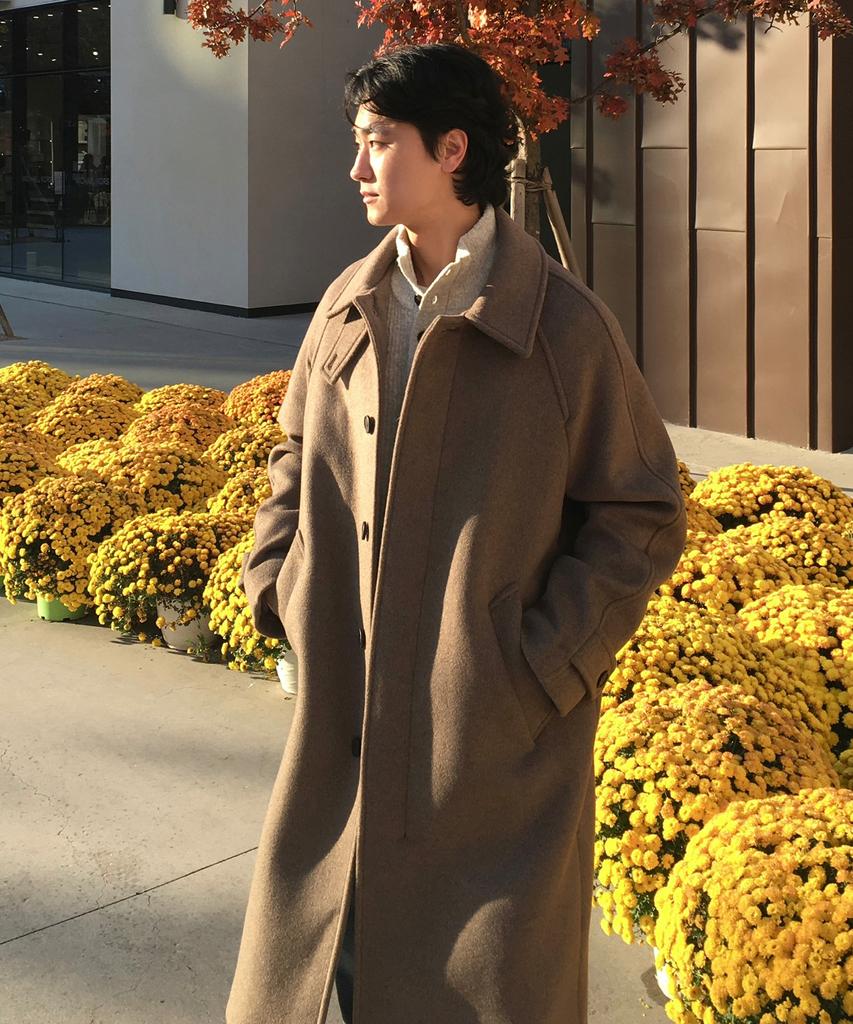 Mindbridge Do Good_[Couture] Cashmere Oversized Balmacaan Long Coat - 4 Colors