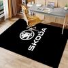 Skoda Polyester Carpet, Soft Indoor Mat for Office Chair, Living Room, Computer Desk - Decorative Home Office Rug Design