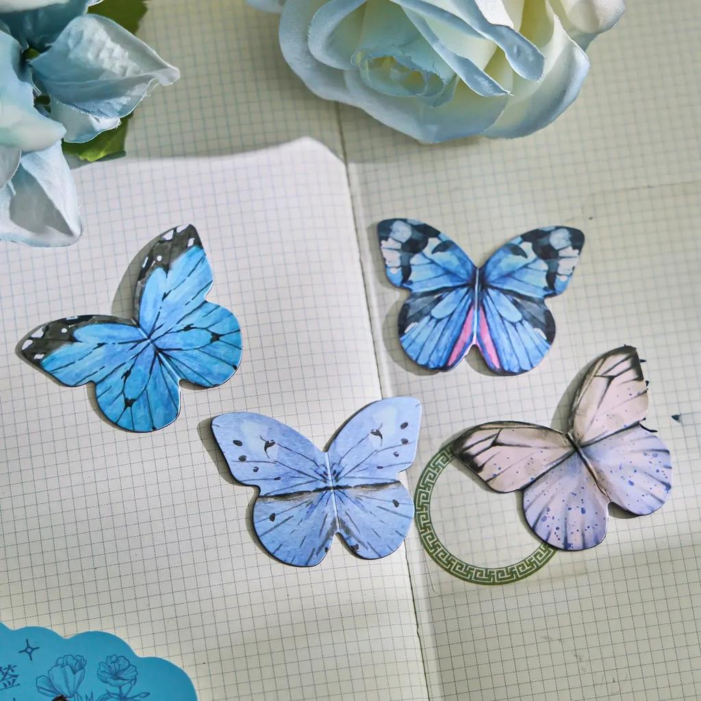 4шт/комплект красочные бабочки магнитные закладки старинные китайские металлические закладки для книг аксессуары для учеников и учителей подарки