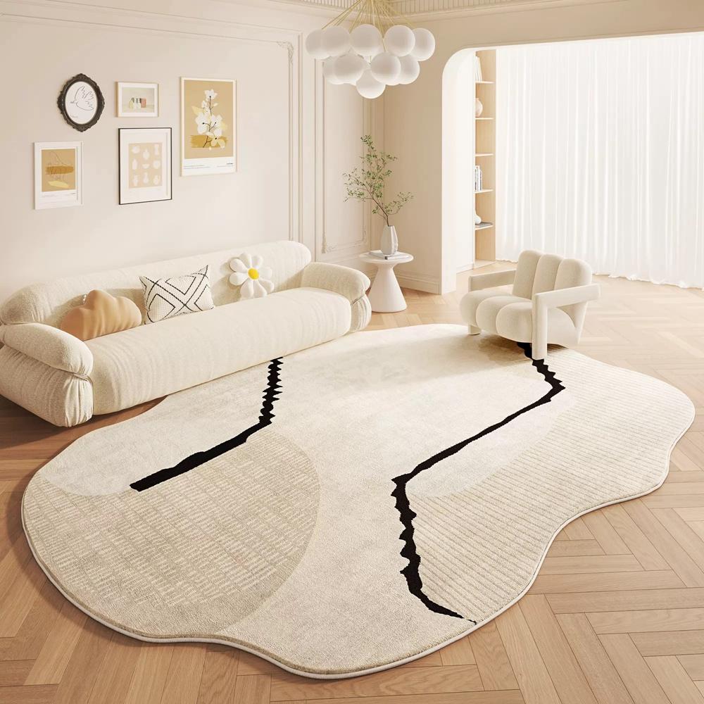 Master Bedroom Custom-Shaped Carpet Luxury High-End Feel Living Room Coffee Table Rug New Home Decoration