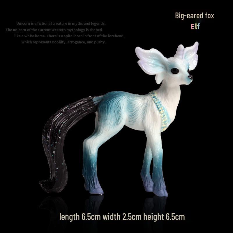 European Pegasus & Unicorn Figurine - Mythical Magic Creature Model