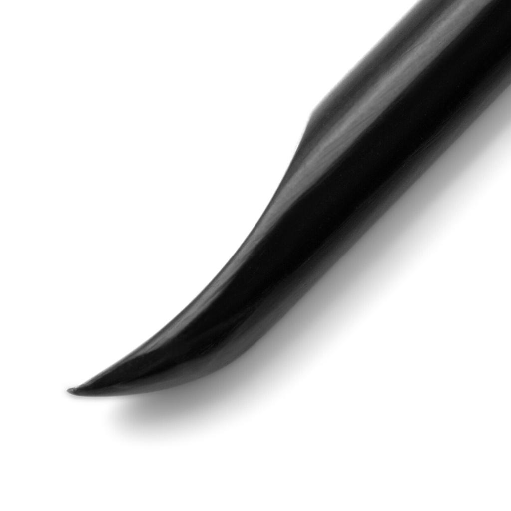 Палочка для копыт Hans Kniebes с резиновым наконечником для маникюра, натуральный рог, сделано в Германии