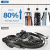 Belt Hanger 360° Rotating Closet Belt Organizer Stainless Steel Wardrobe Six Claw Hook for Belt Bra T-Shirt Pants