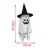 String Lights LED Hanging Ornament LED Lighted Witch Hat Ghost Decor  Indoor Home