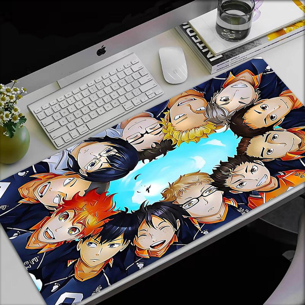 Haikyu Theme Mouse Pad, Non Slip Rubber Base, Multifunctional Office & Home Decor, Perfect for Workspace Personalization.