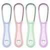 New In 1Pcs Tongue Cleaner Tongue Cleaning Scraper Reusable Oral Cleaning Scraper Multicolor Oral Hygiene Care Tongue Brush Tool