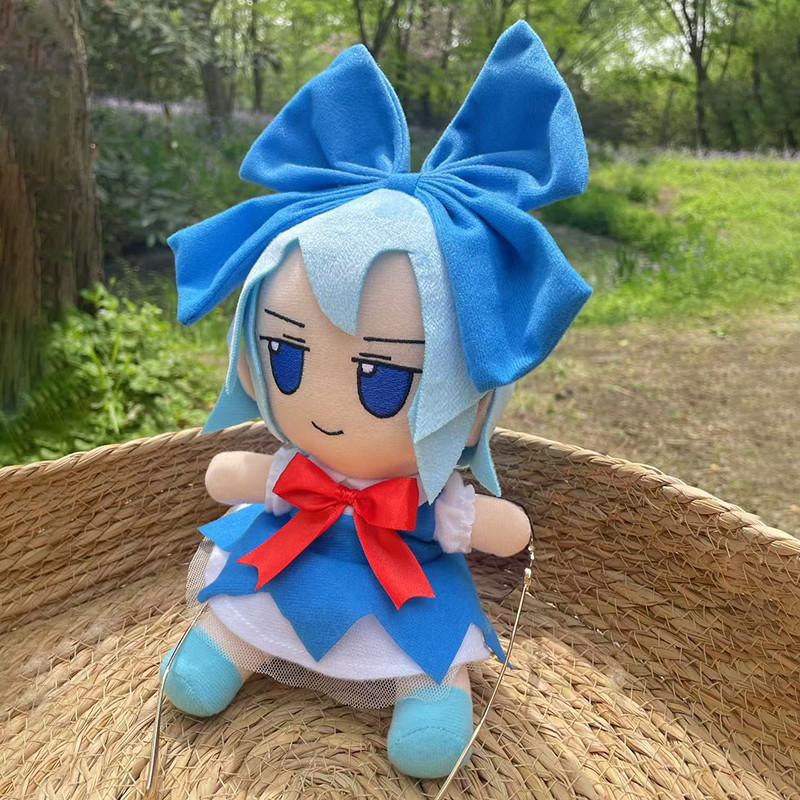 Реальное фото Проект TouHou Fumo Плюшевая игрушка Хакурей Рейму Комейдзи Сатори Кирисаме Мариса Мягкие аниме плюшевые игрушки Подарки Девушка