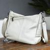 2026 Новая женская сумка через плечо из натуральной кожи с нишевым дизайном - Просторная трансформируемая сумка на плечо для легких поездок