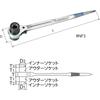 Supertool ratchet wrench 17X19X21X24 RNF3 4-size