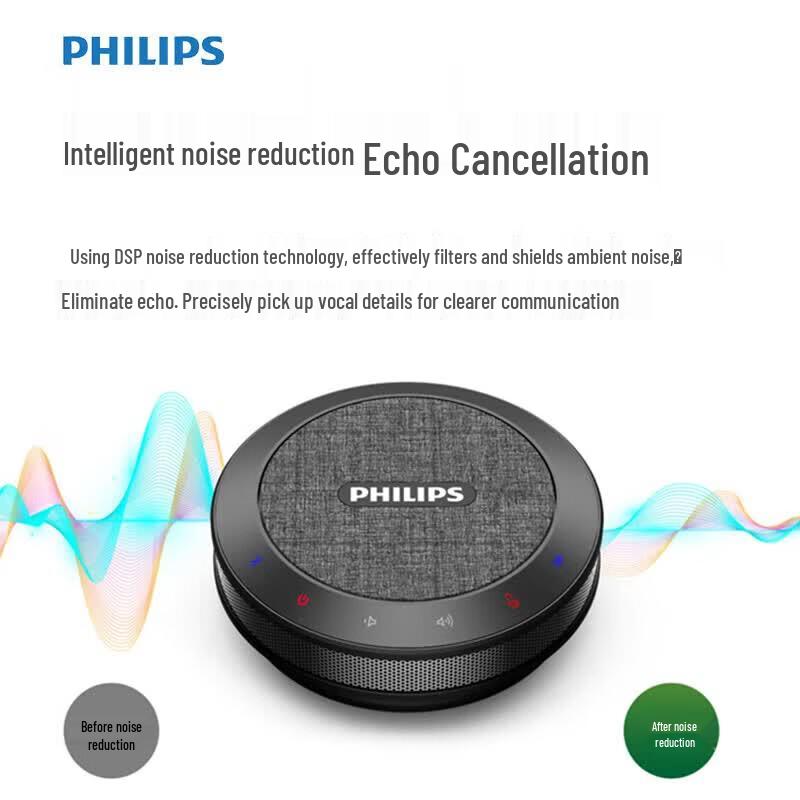 Philips Беспроводной Bluetooth-спикерфон для конференций (Китайская версия)