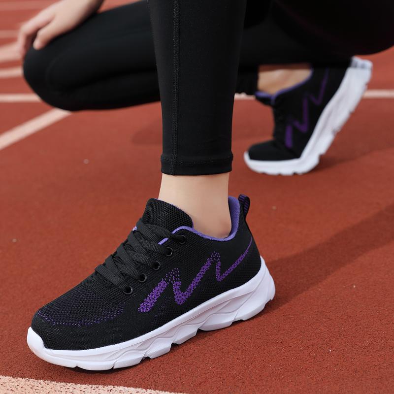 Black Shoes For Women Casual Summer Woman Sneakers Lightweight Flat Female Casual Sneaker Footwear Lightweight Soft Soled Sports