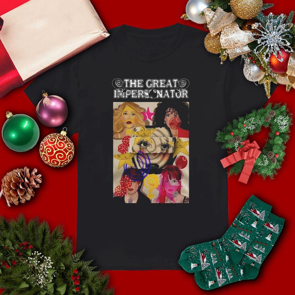 Halsey The Great Impersonator Shirt Short Sleeve Cotton Black unisex shirt Unisex T-Shirt