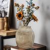 Креативное украшение для дома Деревянная ваза Твердая деревянная цветочная композиция Искусственный цветок Ваза для сухих цветов