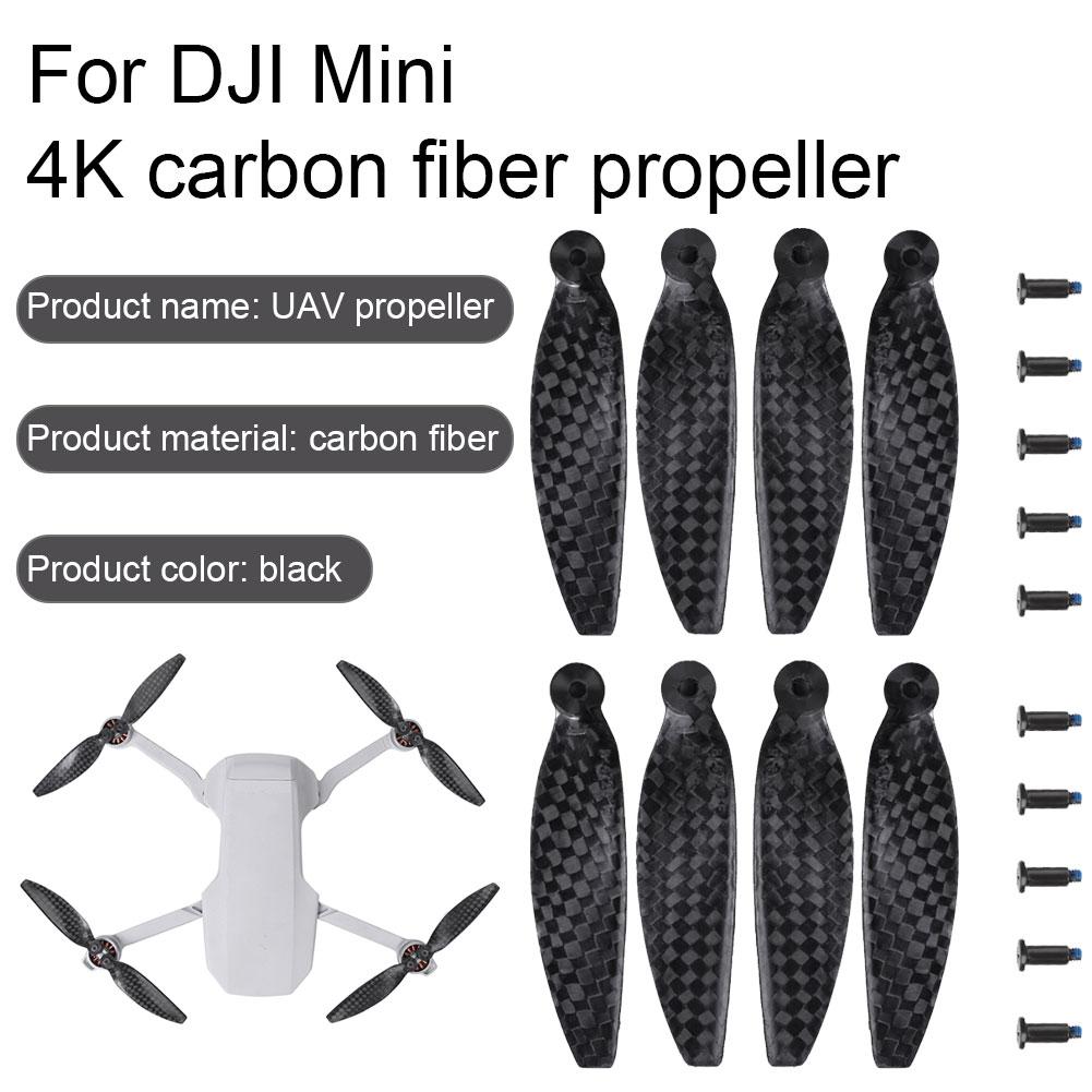 Пропеллеры для дрона DJI Small 4K/Mini SE/Mini 2/Mini 2 SE Запасные части Аксессуары Низкошумные Лопасти Быстросъемные Комплект пропеллеров