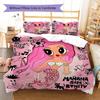 Karol G Pattern Bedding,Quilt Set Quilt Cover Pillowcase Home Birthday Gift(1 * duvet cover + 2 * pillowcase, without core)