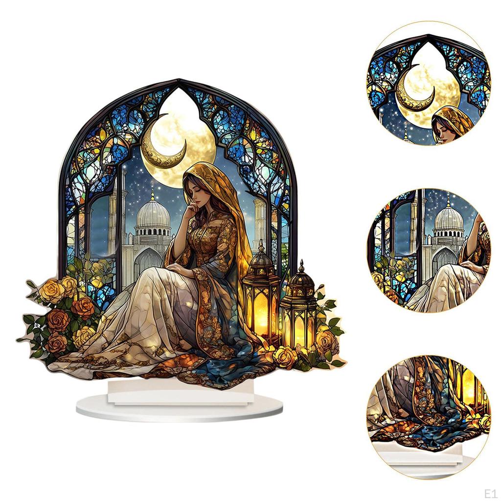 Acrylic Moon Goddess Decor Attractive Ideal Gift Unique Table Decoration 2D Flat Sign for Home