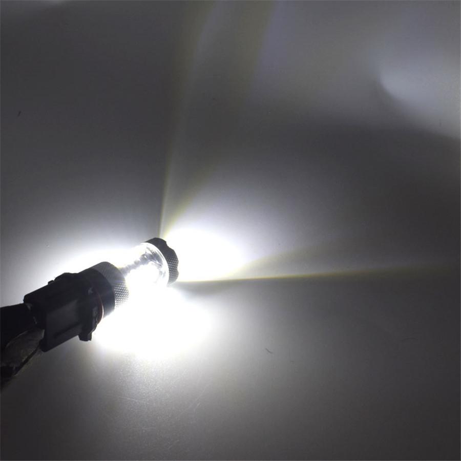 80W DRL Fog Lights P13W 2835 16smd 16Led White for Chevy Camaro 2011-2013 2pcs