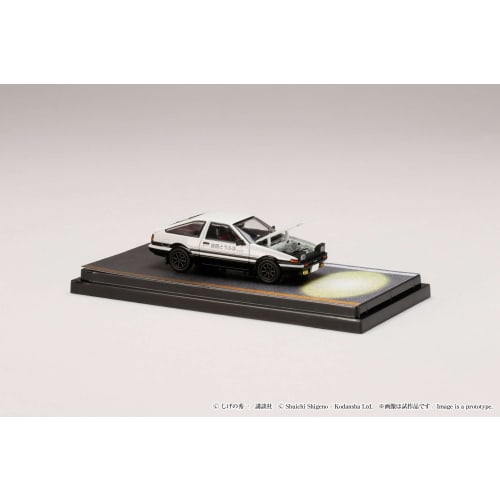 Hobby Japan HJ64 1/64 Scale Toyota Sprinter Trueno (AE86) / Initial D Engine Model with Keisuke Takahashi, Finished Product HJ641052DA