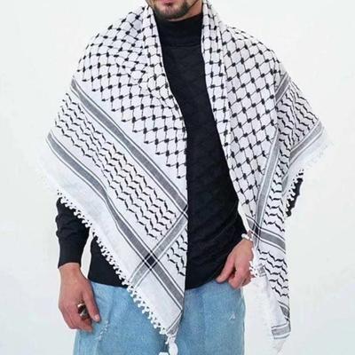 Арабский платок шемаг для улицы, пустынный головной платок, пылезащитный, традиционный платок, повязка на голову, арабская пустынная шаль, головной убор
