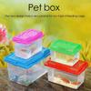 Прозрачный аквариум Корм ​​для хомяков Коробка для черепахи Товары для домашних животных Бак для золотых рыбок