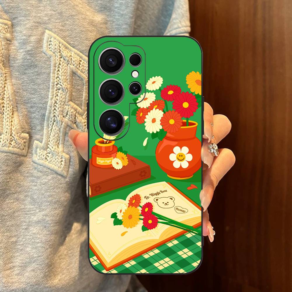 Популярный чехол для телефона с логотипом W-Wiggle для Samsung S 24 fe 25 Ultra plus 20 lite 21 30 22 23 24 22 Ultra 5G Fundas