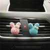 Установка красивой формы Банни держателя Освежителя воздуха автомобиля крепкая легкая