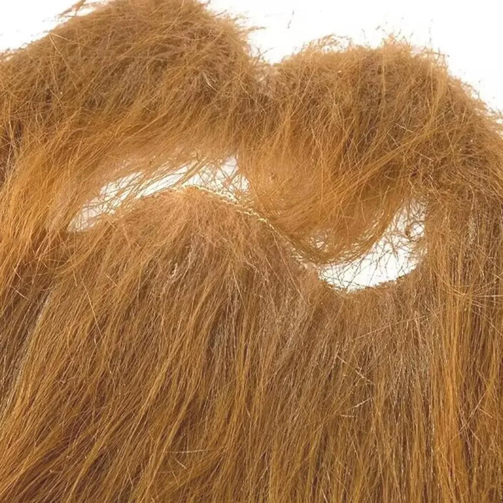 1 шт. DIY Маскарадная борода, длинная пушистая борода, реквизит для костюма для косплея, борода Санта-Клауса, брови, усы, аксессуар для рождественской вечеринки