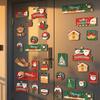 Reindeer Christmas Fridge Magnet Soft Refrigerator Decor Soft Magnetic Sticker Decal  New Year