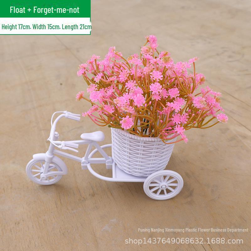 Комплект искусственных цветов для помещений: Маленькие украшения в горшках для украшения дома и автомобиля