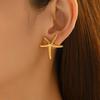 Ocean Style Jewelry, Geometric Starfish Shape Design, Versatile Earrings, High-end Niche Stud Earrings for Women